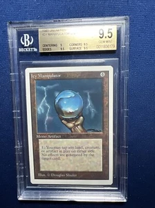 MTG Unlimited Icy Manipulator U A BGS 9.5 GEM MINT 1993 - Picture 1 of 2