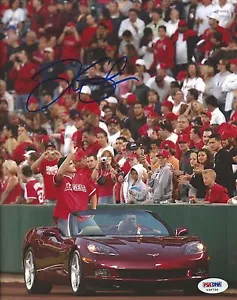 Tim Salmon Signed Angels 8x10 Photo PSA/DNA COA Picture 2002 World Series Auto 3 - Picture 1 of 2
