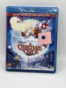 Disneys A Christmas Carol (Blu-ray/DVD, 2010, 4-Disc Set, 3D Includes Digital... - Picture 1 of 5
