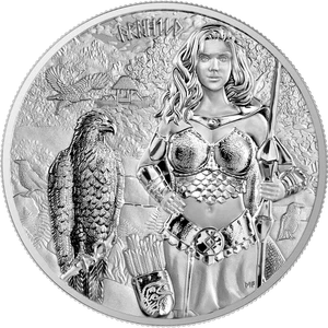 Germania 2025 5 marchi - Valchirie - Arnhild 1 oz moneta d'argento - Foto 1 di 3