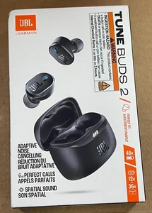 JBL TUNE BUDS 2 AURICULARES INALÁMBRICOS VERDADEROS CON CANCELACIÓN DE RUIDO (NEGRO) NUEVOS PRECINTADOS. - Imagen 1 de 4
