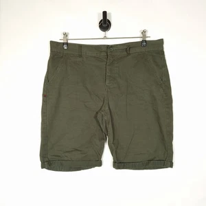 Kangol Chino Shorts Size XL Men's Green 100% Cotton Summer - Picture 1 of 4