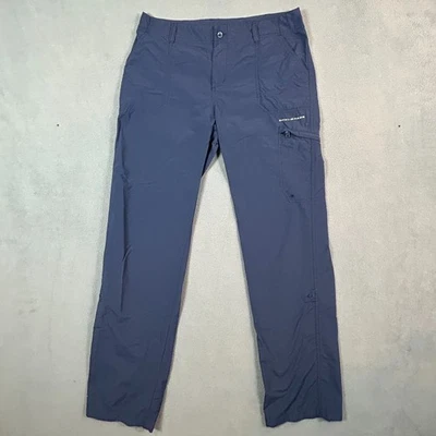 Pantalones de Senderismo Columbia para Mujer 4 Azul Omni Tono Cremallera Bolsillo Enrollable Pantalón Piernas Foto 1 de 4