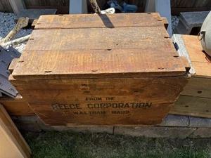 REECE Nähmaschine Original Versand Holzkiste - Bild 1 von 3