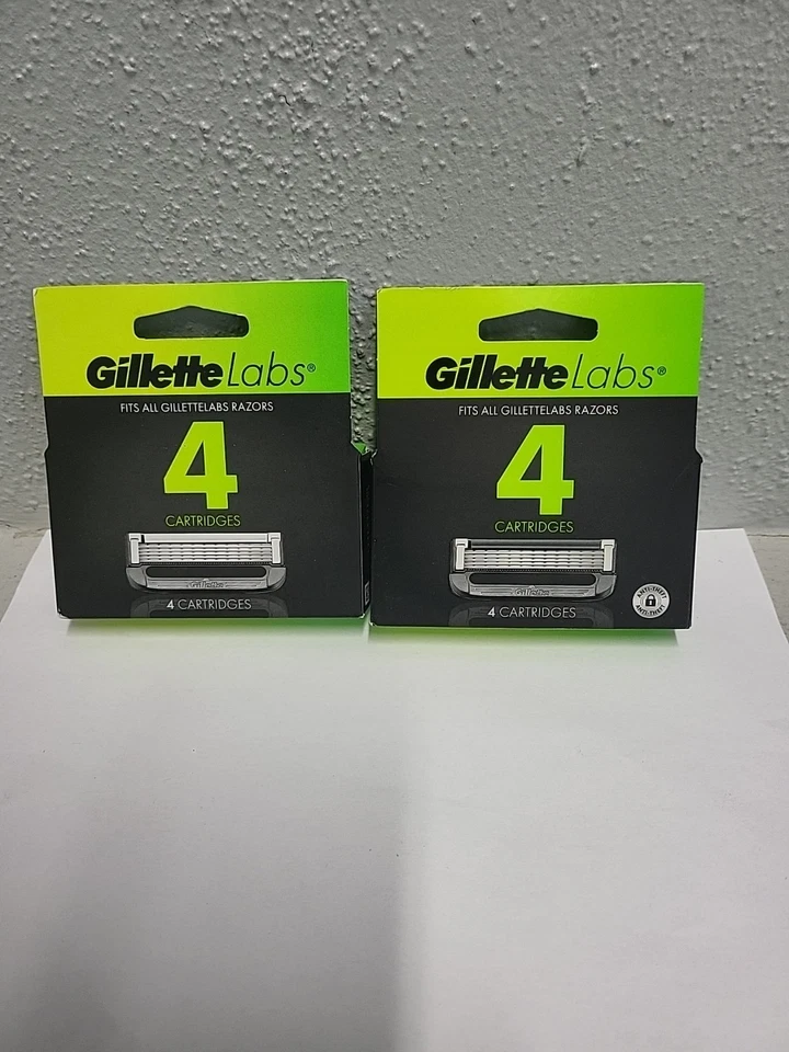 Gillette Labs 8 Blade Refill Cartridges Fits all Gillette Labs Razors NIB  - Image 1 of 1