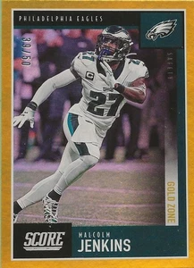MALCOLM JENKINS - 2020 Panini Score "Gold Zone" - #194 (#39/50) - Eagles - RARE - Picture 1 of 1