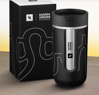 Nespresso Samra Origins Weeknd TRAVEL MUG Limited Edition Medium 13.5oz 400ml - Image 1 of 3