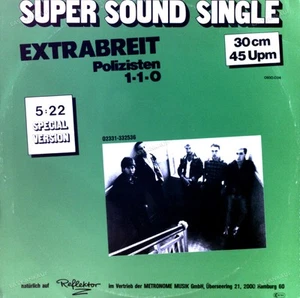 Extrabreit - Polizisten / 1-1-0 Maxi (VG+/VG) . - Bild 1 von 1