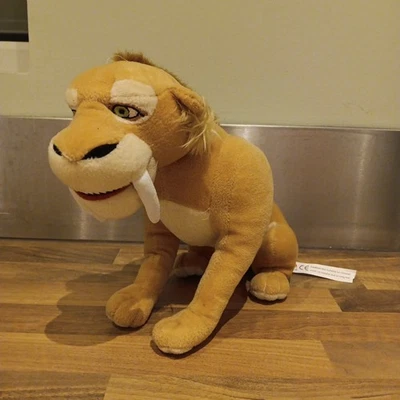 Ice Age Diego Plush 8” Teddy Soft Toy Saber Tooth Lion Used - Image 1 of 4