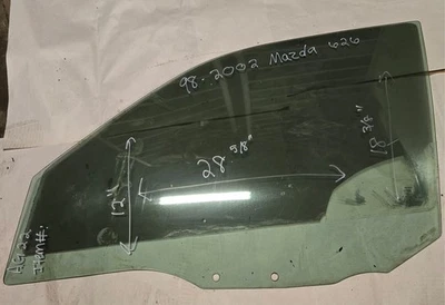 98-02 Puerta Ventana Vidrio Mazda 626 Lado Izquierdo Del Conductor Delantero OEM Foto 1 de 4