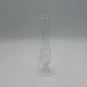 9 1/4" Vintage Waterford Ireland Crystal Hand Cut Bud Vase Footed TALL Irish - Picture 1 of 7