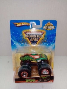 Hot Wheels Monster Jam Teenage Mutant Ninja Turtles RAPHAEL Spectraflames Truck - Picture 1 of 6