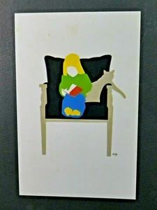 Lance HIDY Anna Child reading Northshire Bookstore 1982 Vermont 14x7 cm - Imagen 1 de 2