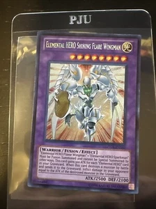 Yugioh Elemental Hero Shining Flare Wingman LCGX-EN050 Secret Rare Konami 2018 - Picture 1 of 4