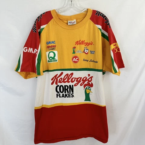 Vintage Terry Labonte Kellogg's Chase T-Shirt Size 2XL 1998 90s NASCAR Racing Cover