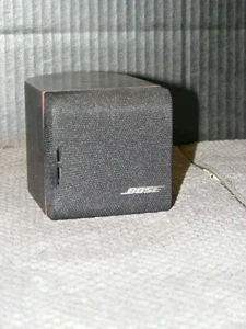 BOSE ACCOUSTIMASS LIFESTYLE SINGLE CUBE REDLINE HOME THEATER SPEAKER**NO CORDS - Picture 1 of 4