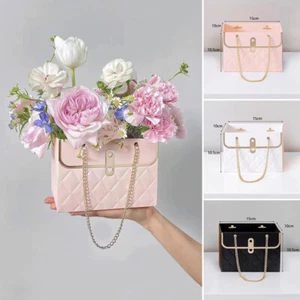 Blumenverpackungsboxen Rose Blume Papierkorb Verpackungstasche Blumen Geschenkbox - Bild 1 von 15