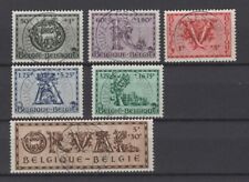 BELGIUM 1943 orval abbey fine used 625/630