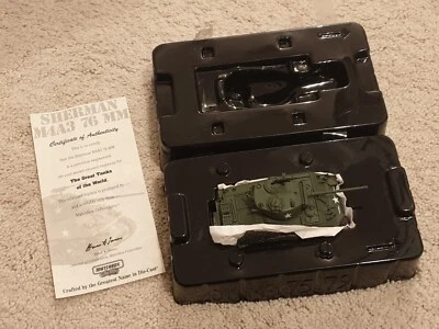 Matchbox DYM37579 - American M4A3 76mm Sherman Tank - Rare, New, Boxed With COA! - Image 1 of 4