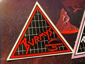 BURMYS FASHION VINTAGE 1980's SURF & SKATEBOARD DECAL STICKER 5"x 5" NOS #2 - Picture 1 of 1