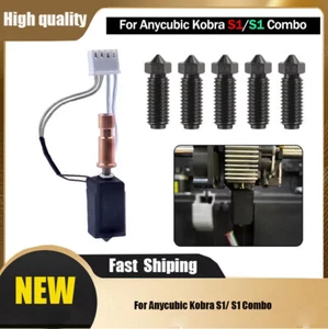 Hot End Kit für Anycubic Kobra S1/S1 Combo Düse Druckkopf 3D Drucker Posten SUK - Bild 1 von 33