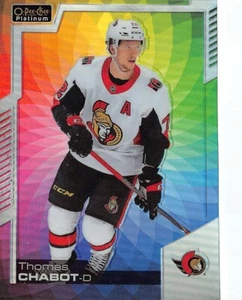 2020-21 O-Pee-Chee Platinum Rainbow Color Wheel #74 Thomas Chabot - Picture 1 of 2
