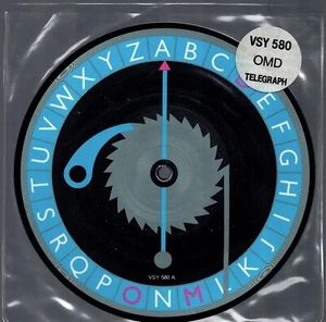 UK 7" 45 RPM 1983 PICTURE DISC SINGLE ORCHESTRAL MANOEUVRES IN THE DARK OMD TELE - Picture 1 of 2