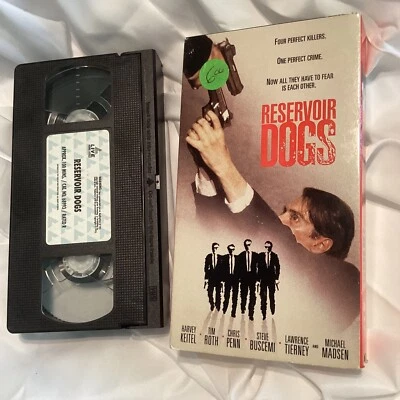 Reservoir Dogs VHS 90s Quentin Tarantino Steven Buscemi FORMER RENTAL Chris Penn - Image 1 of 2