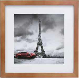 11x11 Picture Frame, Display Pictures 4x4 or 8x8 with Mat or 11x11 Without Mat M - Picture 1 of 6