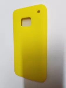 Yellow HTC One M7 Slim Hard Case Cover Phone Case Htcone Onem7n HtconeCase - Picture 1 of 2