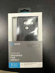 Speck Presidio Grip Series Case for LG G8 ThinQ - Black/Black - Picture 1 of 1