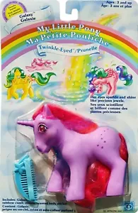 My Little Pony™ ojos parpadeantes, galaxia, vintage G1 1986, ¡nuevo! ¡Como nueva en tarjeta sellada! - Imagen 1 de 3