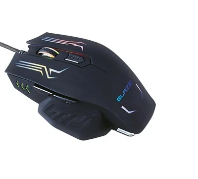 Actto GMSC-13 Blaze Gaming Mouse USB Wired 2400DPI 3000FPS - Image 1 of 4