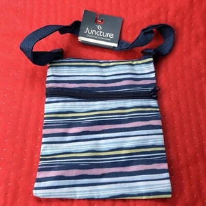 Juncture Crossbody Bag Tote Lightweight Vinyl Sack NWT Adjustable Straps Purple - Picture 1 of 4