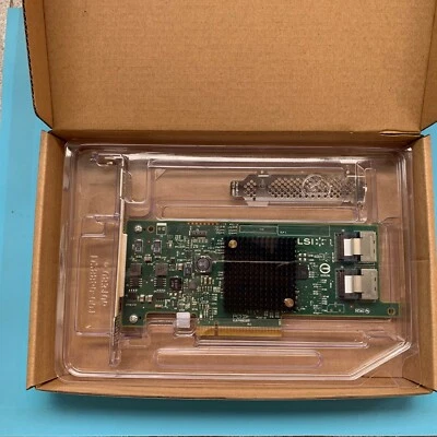 LSI 9217-8I  PCI-E 3.0 HBA FW: P20 IT Mode for ZFS FreeNAS unRAID support 18TB  - Image 1 of 4