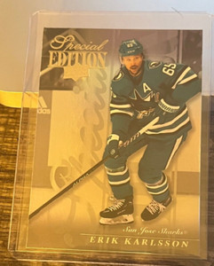 2023/24 Upper Deck Erik Karlsson #3 Special Edition! SHARKS