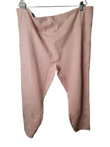zuda Size 3X Women's Leggings PInk Side Pockets Cropped NWOT - Picture 1 of 5