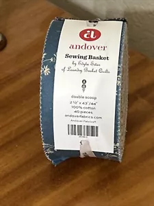 Andover SEWING BASKET by Edyta Sitar/Laundry Basket Quilts Jelly Roll - Picture 1 of 4