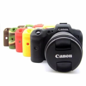 Funda protectora de silicona suave para cámara Canon EOS R5 Recubrimiento antiarañazos - Imagen 1 de 15