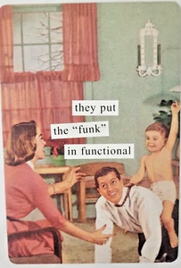 Humor "They Put the Funk in Functional" Vintage Postcard Chrome 6X4 Posted - Picture 1 of 2