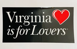 Virginia is for Lovers Bumper Sticker BRAND NEW - Picture 1 of 1