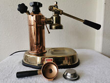 La Pavoni Europiccola Lever Espresso Machine Copper Brass Tested SEE VIDEO Work