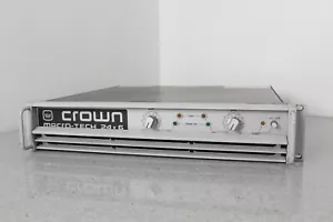 Crown Macro-Tech 24x6 Professional Power Amplifier XLR Input Card Included - Picture 1 of 7