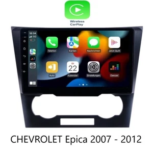 Radio Coche 9" Android 11 GPS Navi Para CHEVROLET Epica Carplay 4GB RAM 64GB ROM BT - Imagen 1 de 6