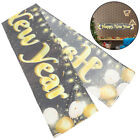  Pongee New Year Background Banner Hanging Years Eve Party Backdrop