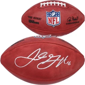 Jared Goff Detroit Lions Autographed Duke Full Color Football - Picture 1 of 1