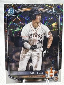 2025 Bowman Chrome #BCP-244 Zach Cole Prospects Laser - Foto 1 di 3