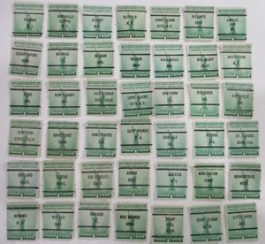 PRECANCEL (42) DIFFERENT   "Sc#899  BUREAU 1c DEFENSE ISSUE"    PSS#MIXED - Picture 1 of 1