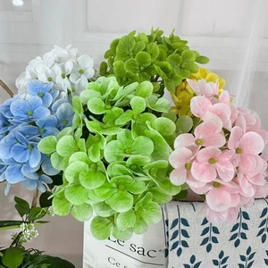 Embellish Wedding With 35piece Artificial Hydrangea Decor For Home And Events - Picture 1 of 22