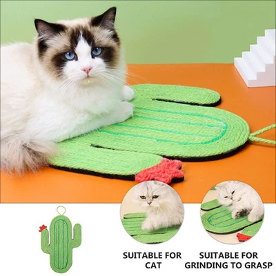  Tapis Griffoir Pour Chat Grattoir Pad À Gratter De Jouet Scratch - Photo 1/4